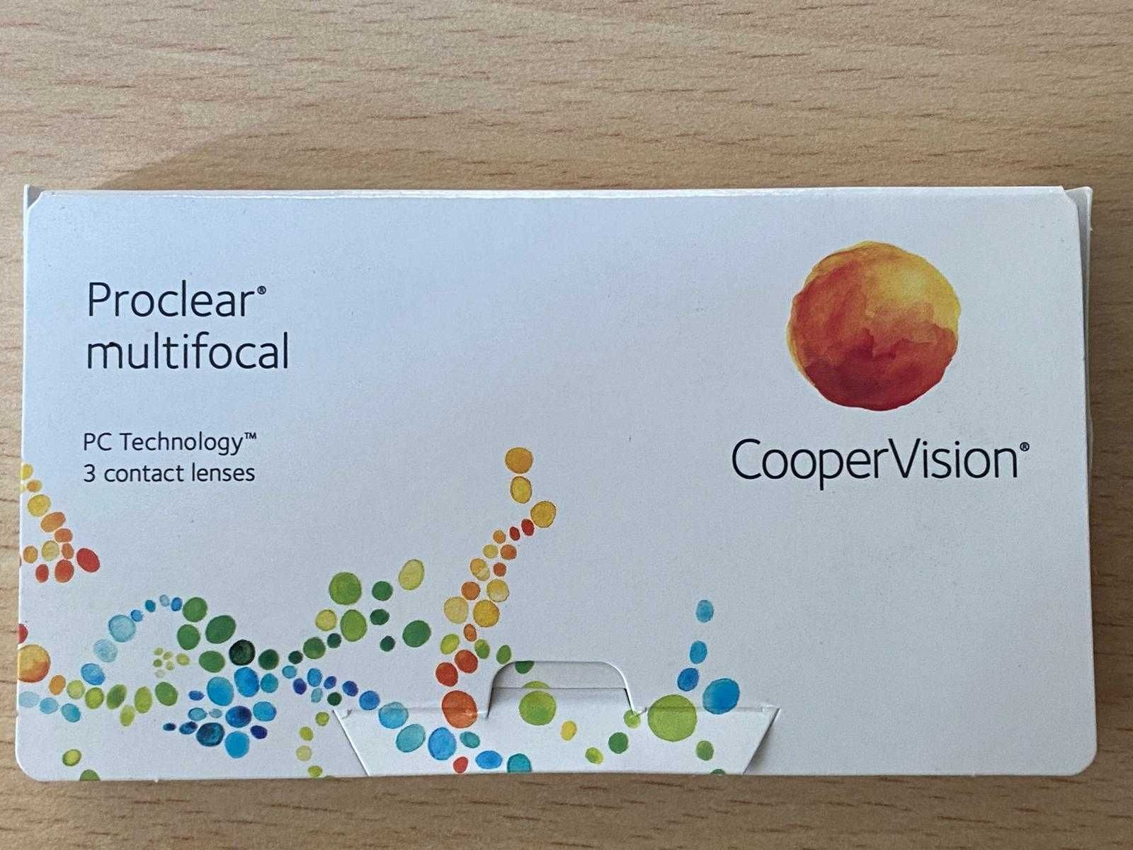 Progresywne soczewki kontaktowe 0,0/+1,5 D Proclear multifocal Cooper