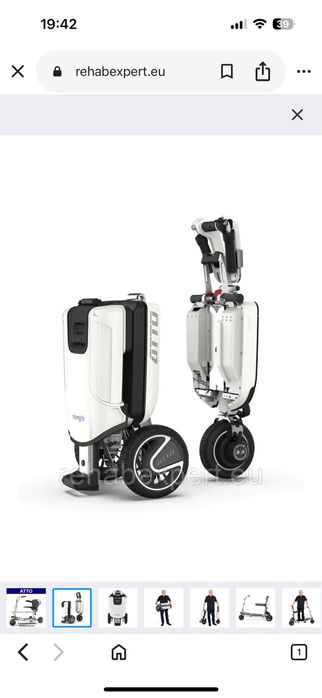 Електроскутер MovingLife ATTO, складний