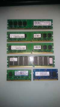 Оперативна пам'ять DDR, DDR2, SO-DIMM DDR2.