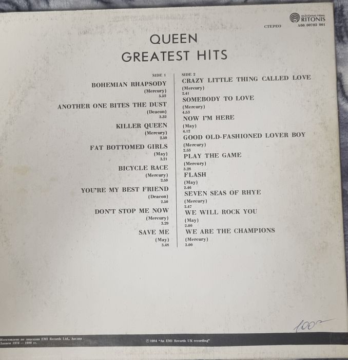 Queen greatest hits 1981