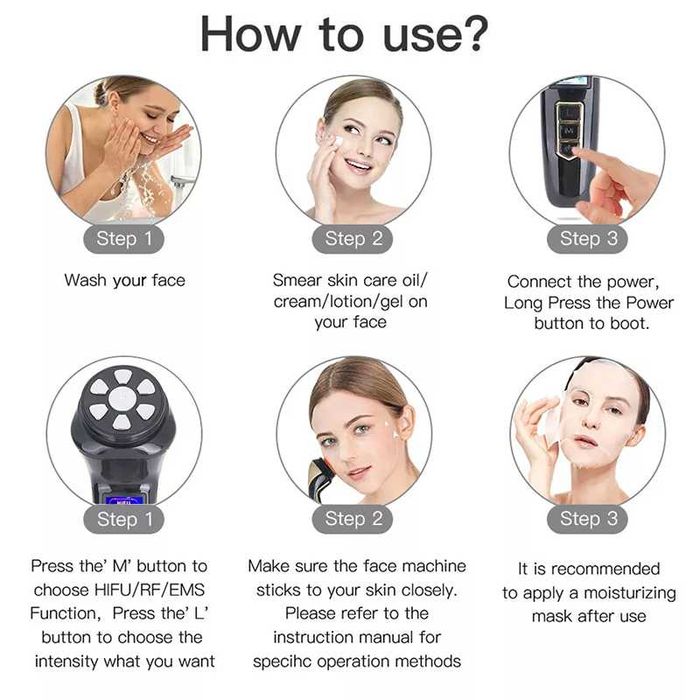 MINI HIFU 3 TERCEIRA GERAÇÃO ORIGINAL USO DOMÉSTICO