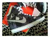 Sneakersy półbuty w sportowym stylu na na koturnie NIKE DUNK SKY HI 36