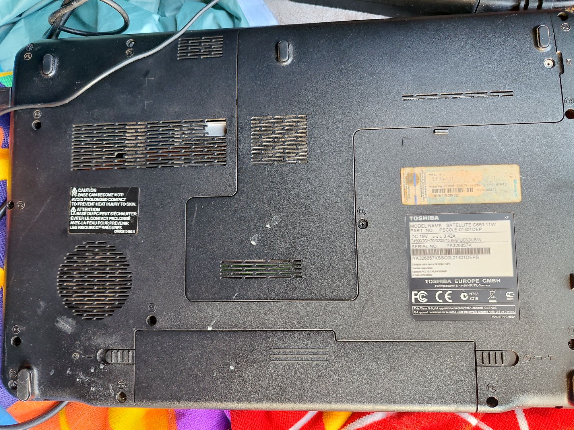 Computador portátil Toshiba