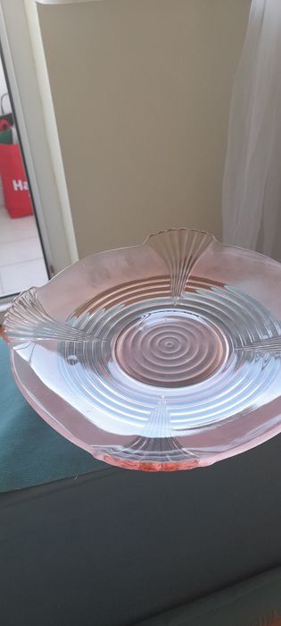 Przedwojenny talerz huty Niemen.