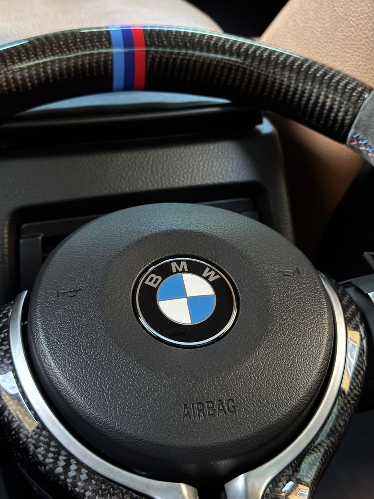 М Руль Алькантара + Карбон для BMW F30 F20 F15 F25 F22 F31 F32 F34 F36