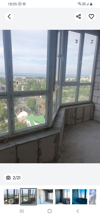 Видова 2-кв-ра в елітній новобудові. Центр. Панорама на річку.