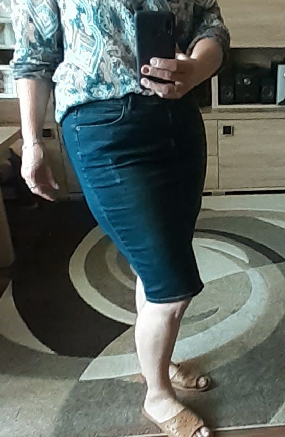Spódnica jeansowa L/XL