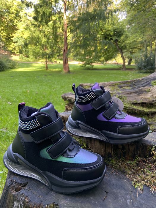 Черевики демісезонні хайтопи Tom.m 27-30р, дівчинка, арт 1239