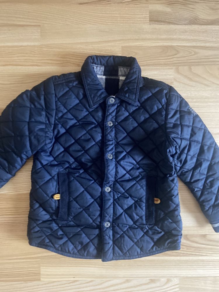 Продам стильну двосторонню куртку на хлопчика 3-4 роки 104 см