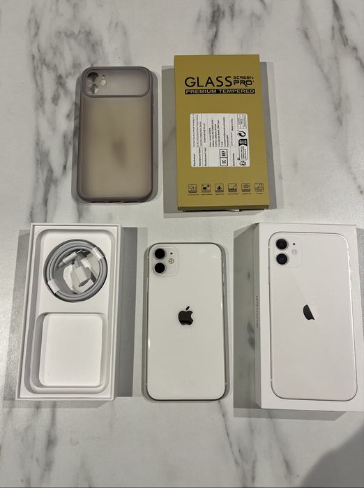 Iphone 11 64GB biały  IDEALNY STAN