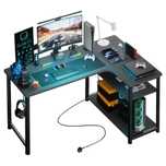 mesa Gamer e de escritorio  com 120x60 cm fibra de carbono