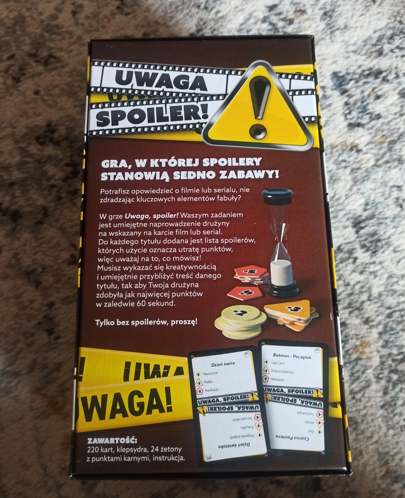 Uwaga Spoiler! , Trefl, gra planszowa  towarzyska