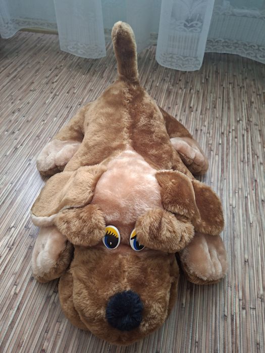 Игрушка мягкая щенок-подушка на подарок