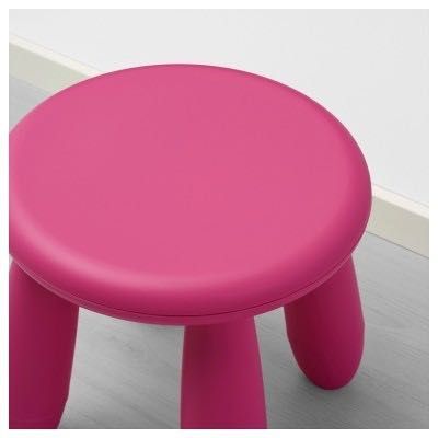 Дитячий табурет малинового кольору MAMMUT IKEA