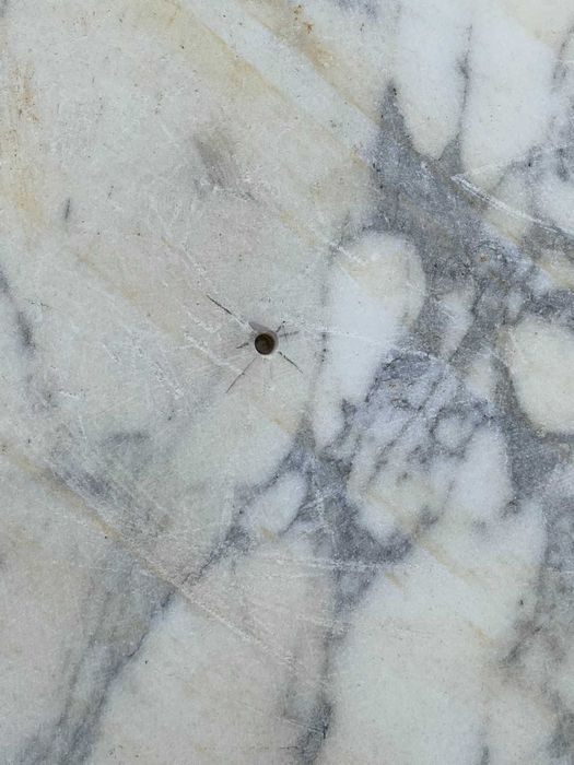 Okrągły blat marmurowy 135 cm, 250 mm