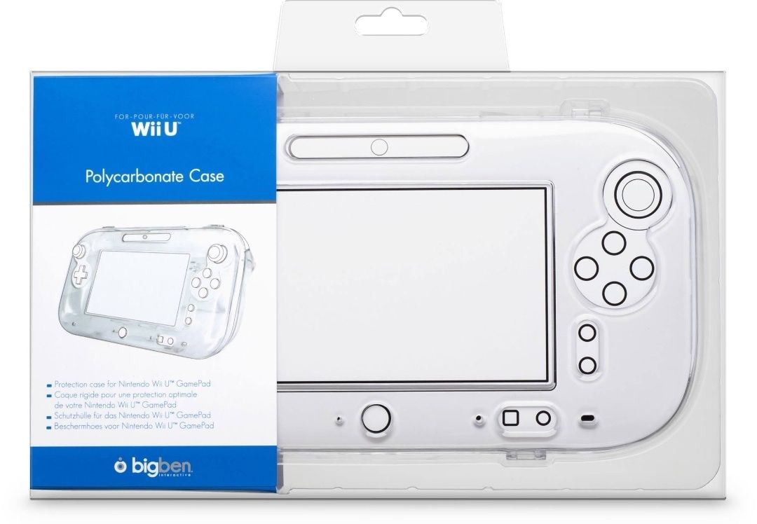 Capas transparentes de cristal rígido para GamePad Nintendo Wii U