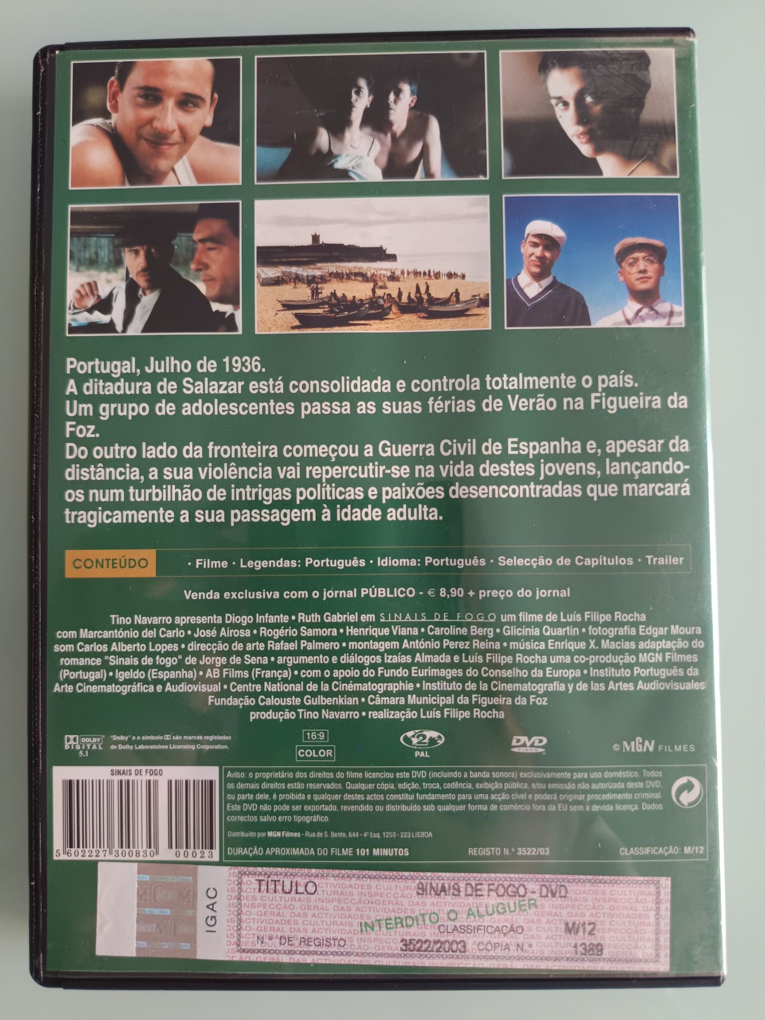 DVD sinais de fogo