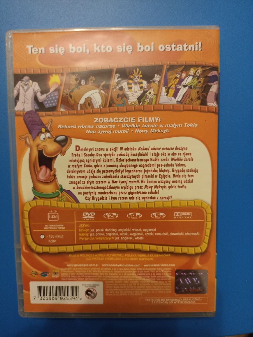 Scooby-Doo Noc żywej mumii dvd oryginalna