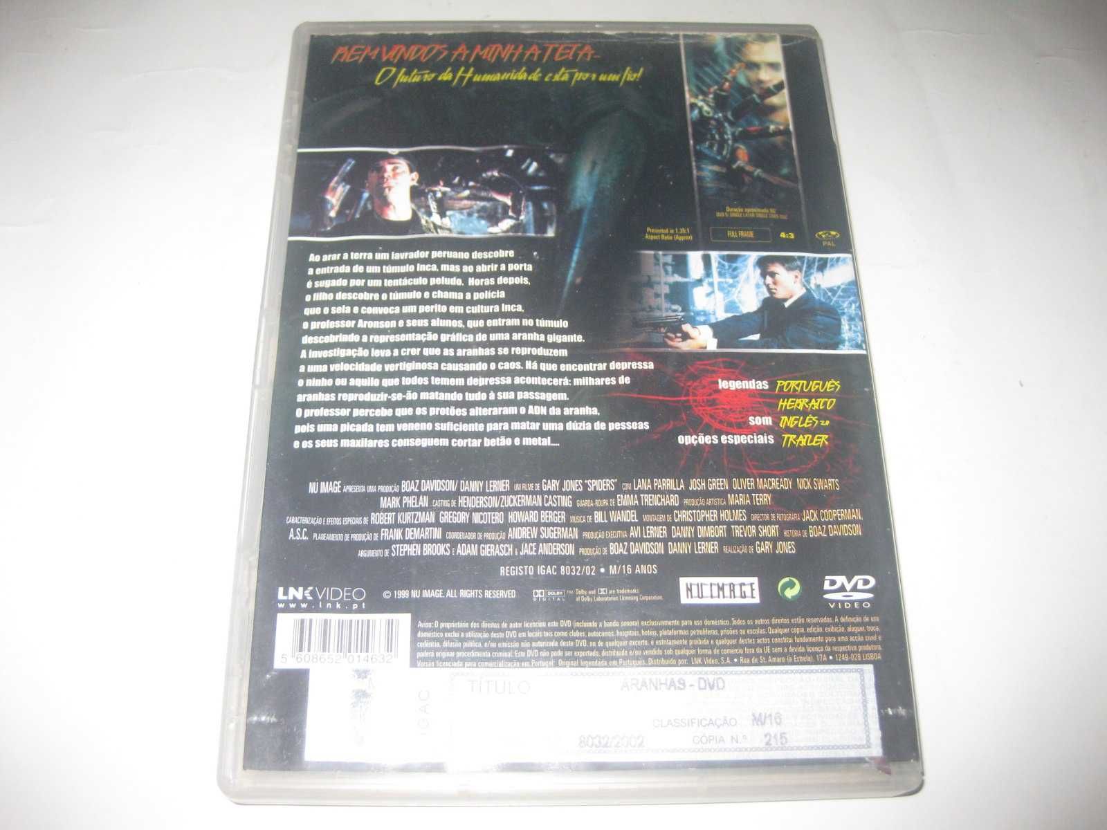 DVD "Aranhas" Raro!