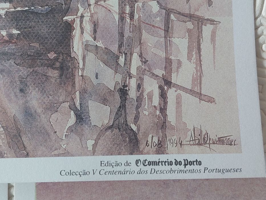 Aguarelas - coleção V centenário dos descobrimentos portuguesesde Abíl