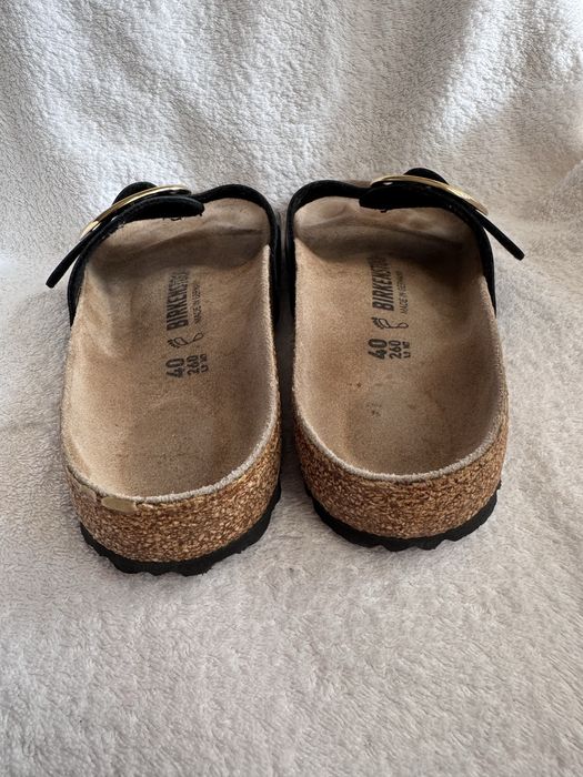 Шлепанцы сланцы birkenstock 40p черные лак