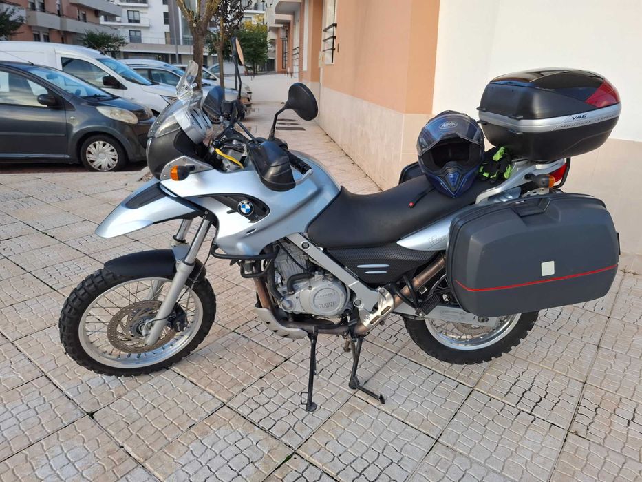 BMW F650, 2007, Suspensão preparada.
