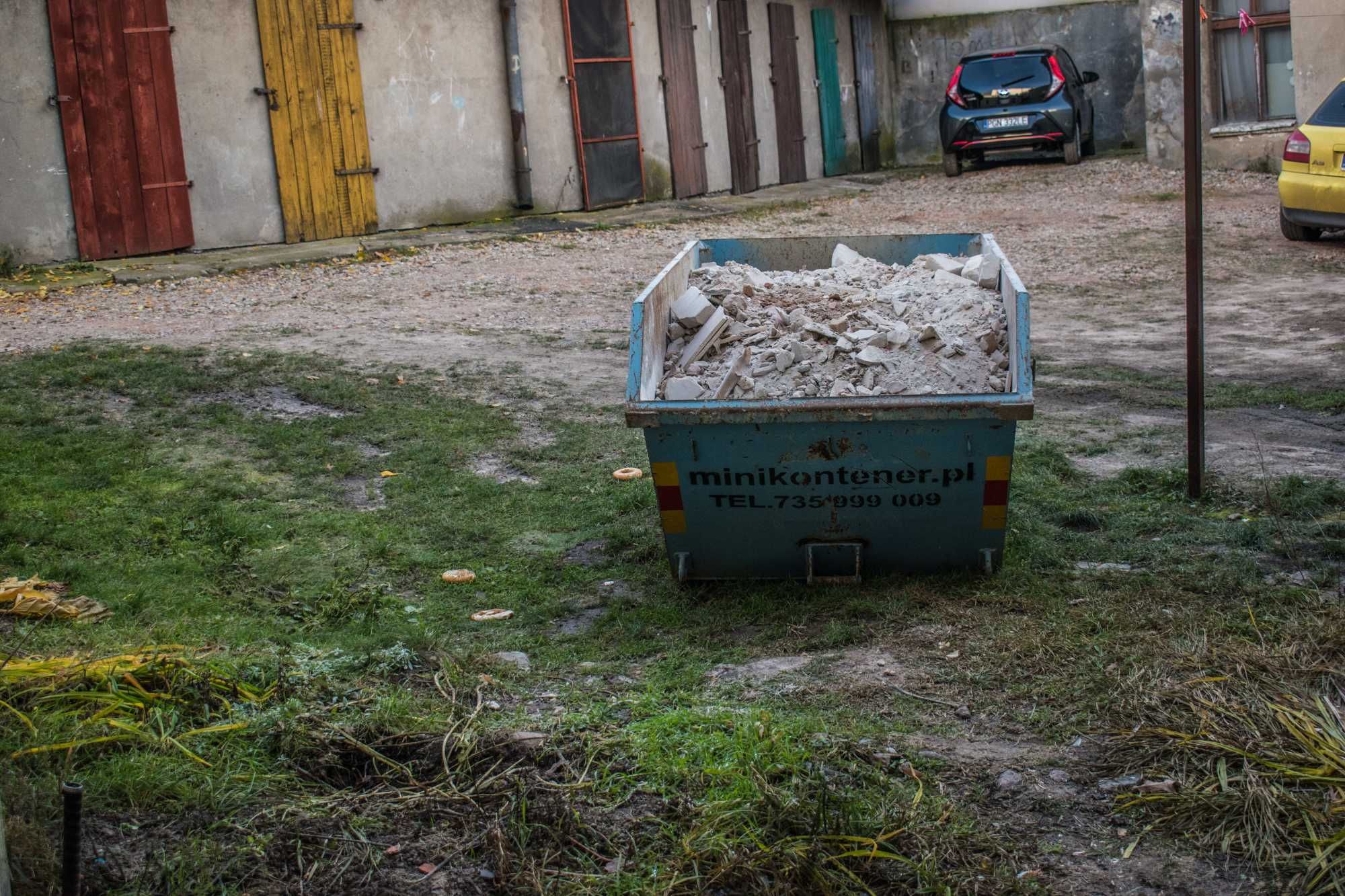 Wywóz gruzu i ziemi. Kontener na gruz. - Mogilno. Atrakcyjne ceny
