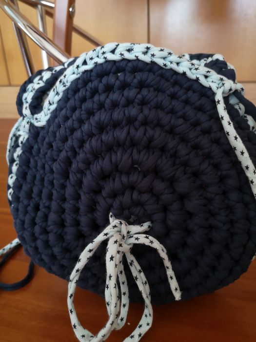 5 bolsas em croché