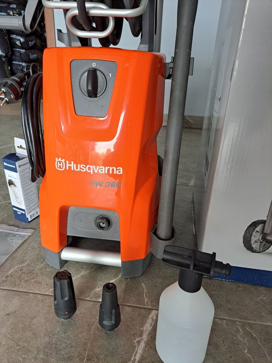 Myjka Ciśnieniowa Husqvarna PW 360 Silnik Indukcyjny, Pompa Aluminiowa