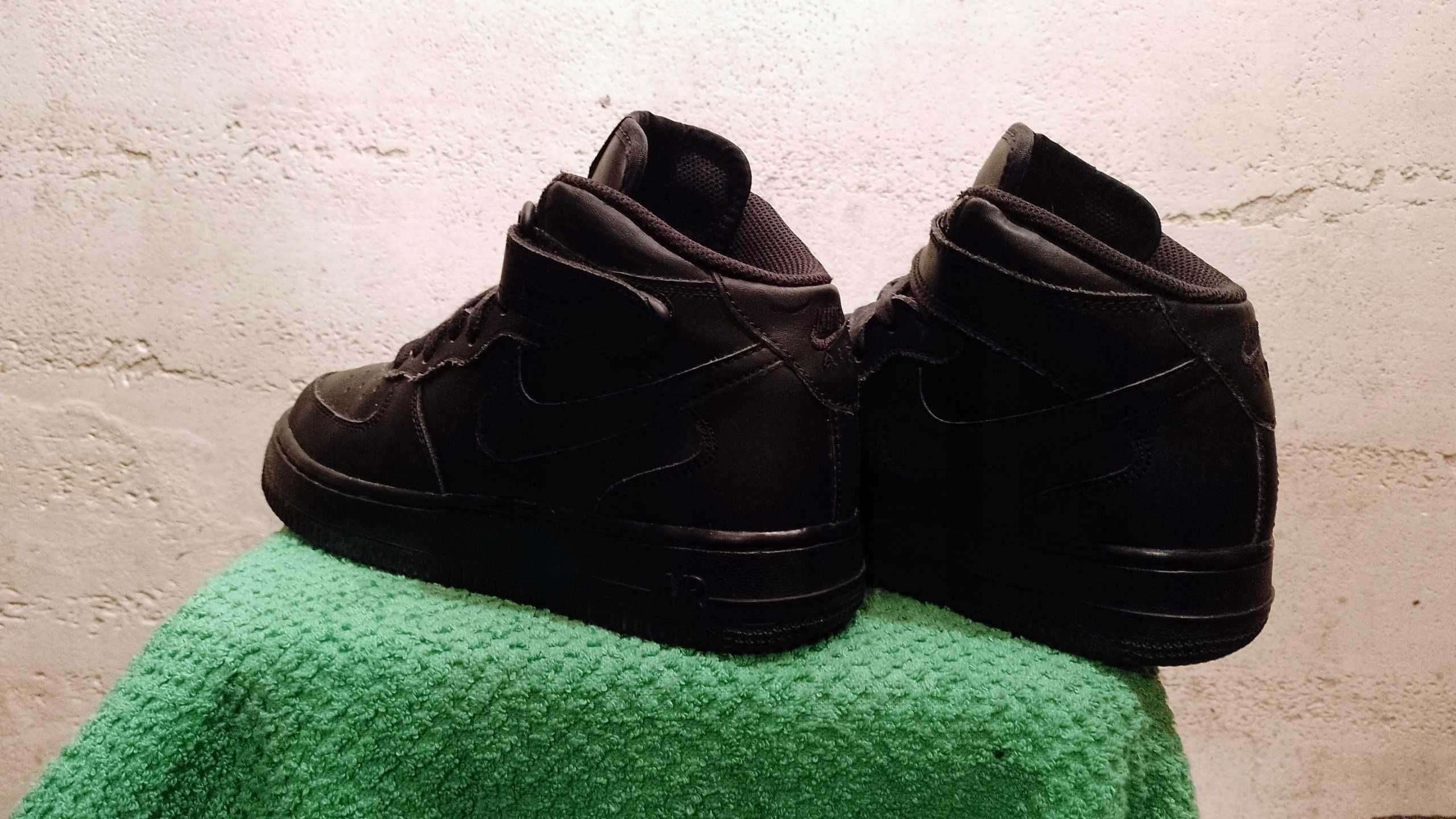 Wysokie sneakersy NIKE AIR FORCE 1 MID r.38 skóra stan bardzo dobry