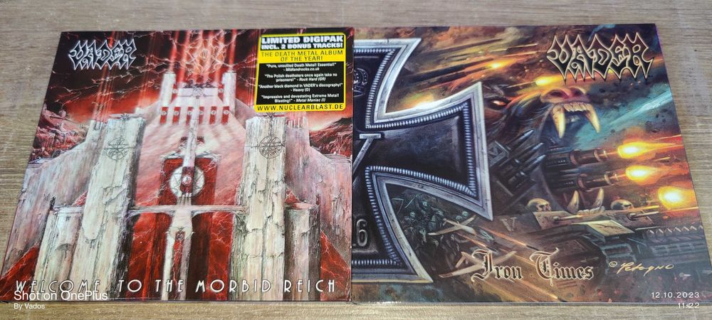 Фирменные CD Theatre Of Tragedy,Therion,U.D.O.,Vader,Vendetta,Vektor