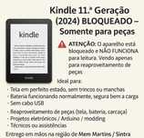 Kindle 11.ª geração / BLOQUEADO, SO PARA PECAS