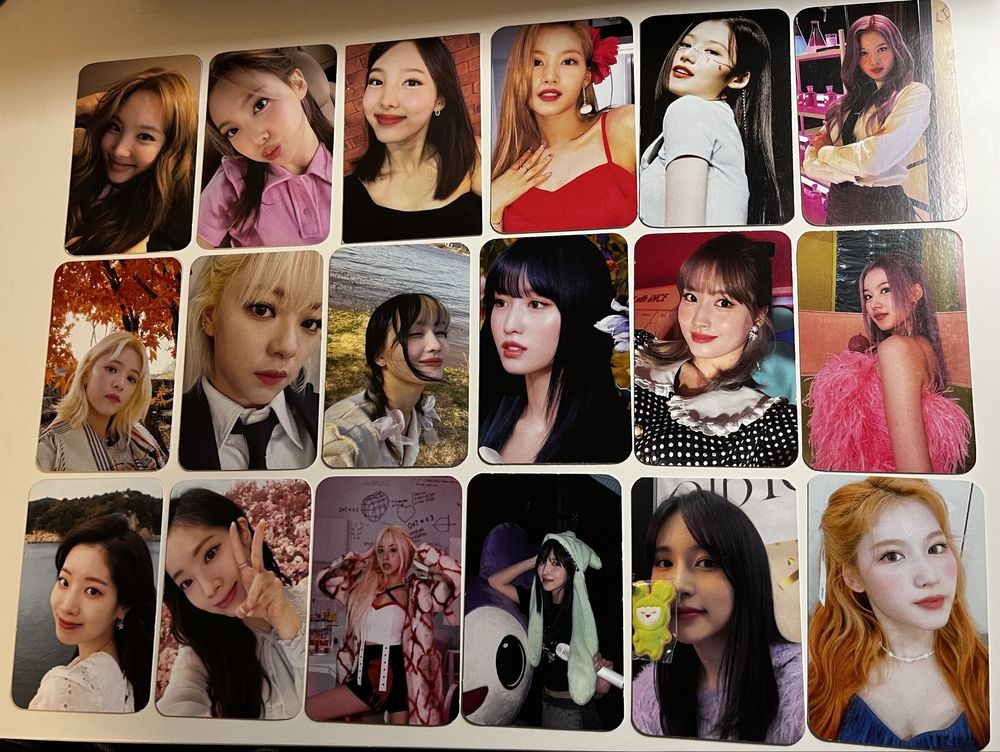 kpop twice photocards