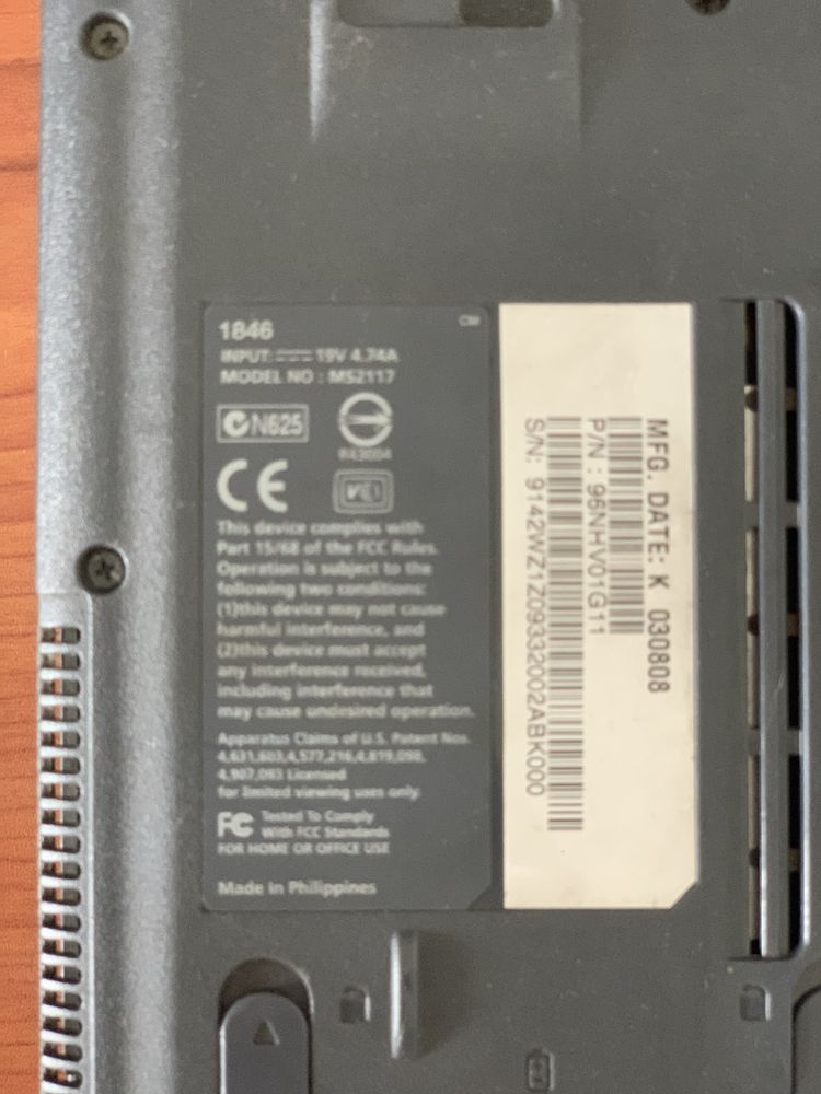 Computador portátil Pentium 4