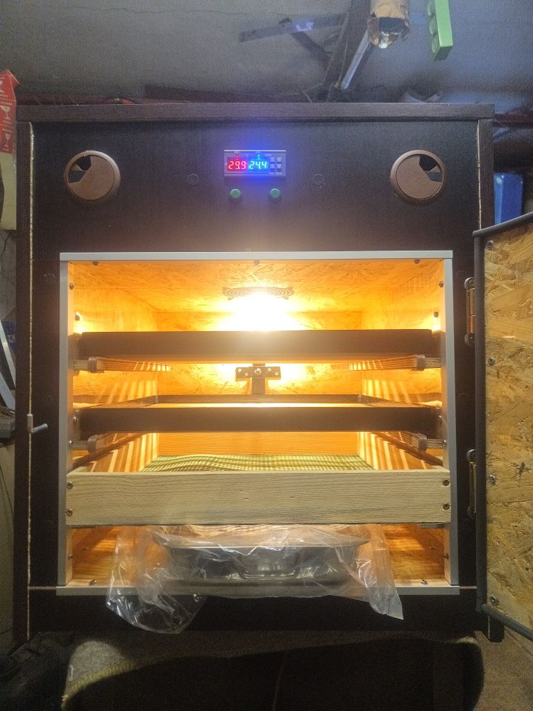 INKUBATOR pełen automat 140 jaj wylęgarka cieplarka klujnik 100%higien