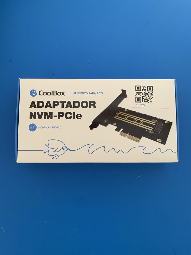 Adaptador disco NVME para ligação sata PCI express