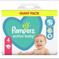 Pieluszki Pampers Active Baby rozmiar 4 9-14 kg 76 szt.