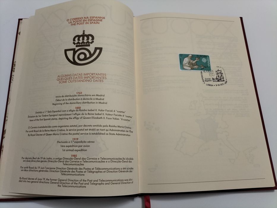 Passaporte Filatélico Internacional 1986 - Exemplar 2684