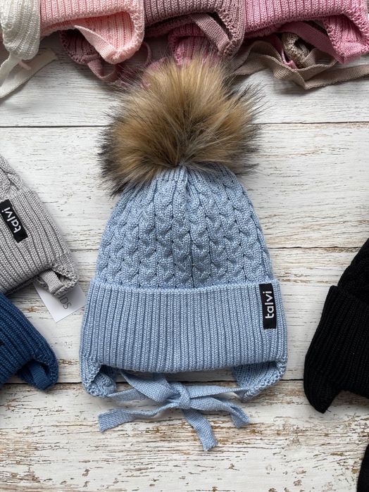 Дитяча зимова шапка 1-2 роки