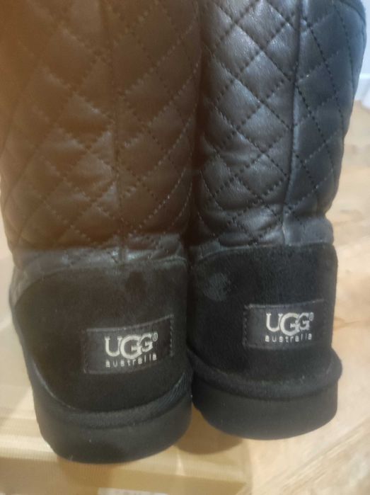 Угги/Ugg australia 39р. siyah deri.