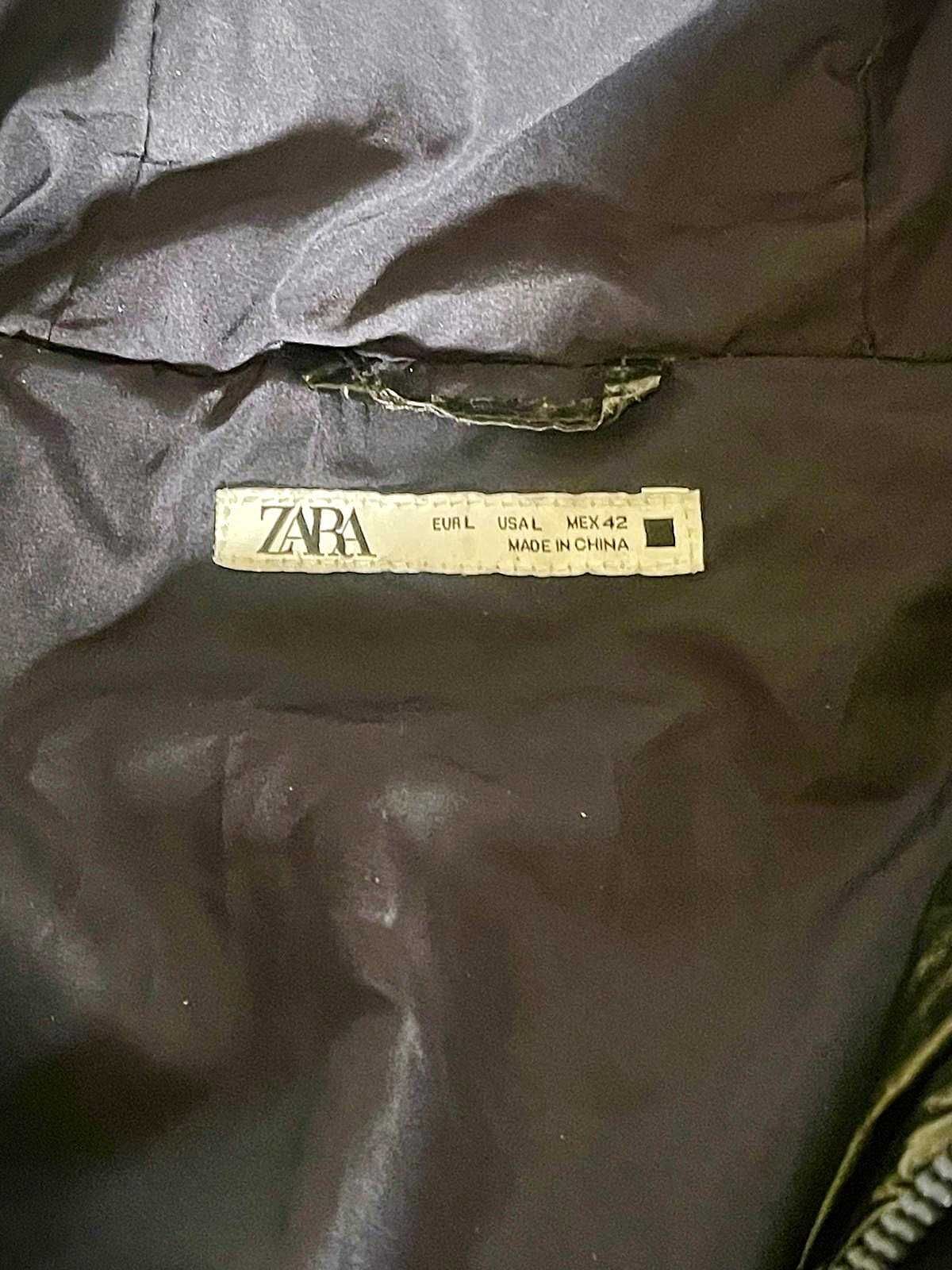 Kurtka męska zimowa puchowa - zara viral L y2k avant garde opium