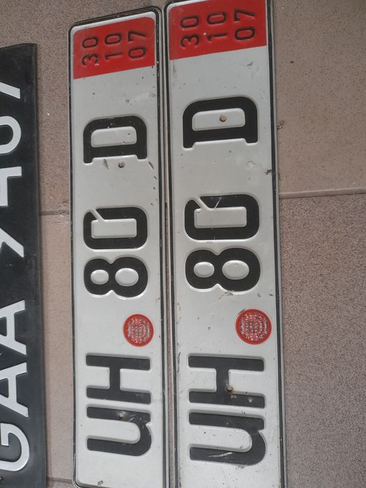 Kolekcjonerskie tablice rejestracyjne tymczasowe