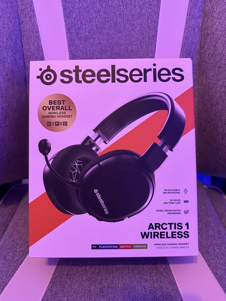 Auscultadores/HeadPhones SteelSeries Arctis 1 Wireless - NOVOS/SELADOS