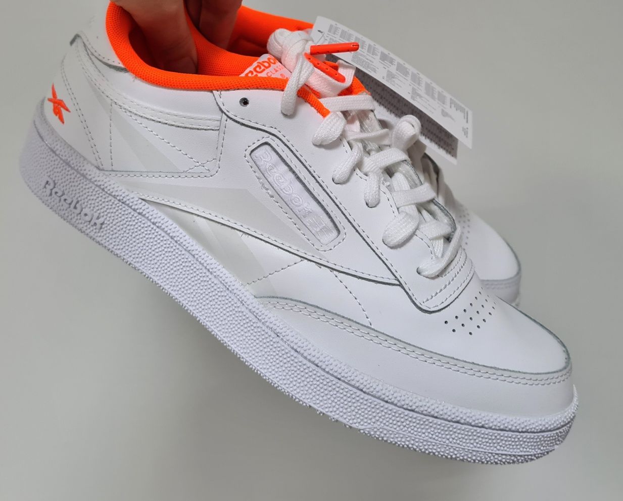 NOWE Reebok Classic Club C 85 rozm 40,5 białe męskie damskie 26 cm 41