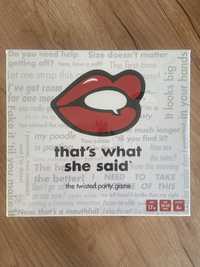 That's What She Said - New Card Game, Gra towarzyska