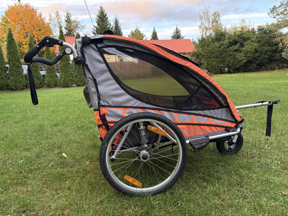 Queridoo Sprtrex 2 przyczepka rowerowa dla 2 dzieci