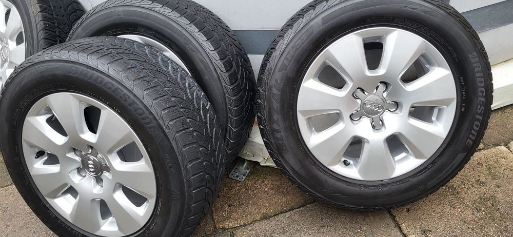 Sprzedam kola stan alufelg bdb opony zimowe Audi a6 16cali