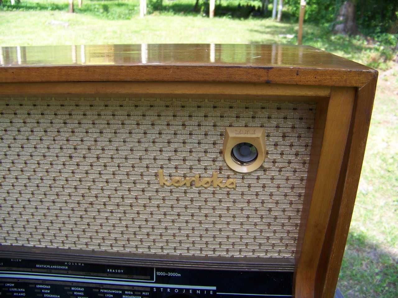 Stare radio lampowe Karioka ładne sprawne.