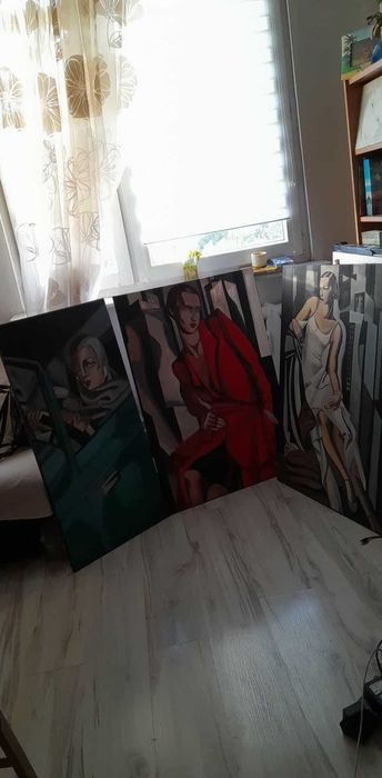Sprzedam obraz 100 na 70 cm Allan Bott- Tamara Łempicka