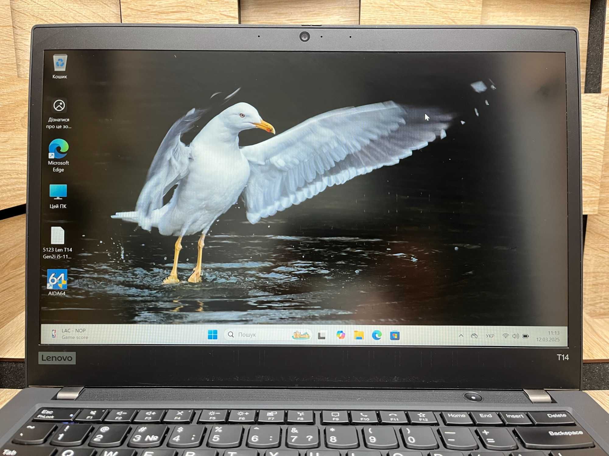 №5123 Ноутбук Lenovo ThinkPad T14 14" FHD IPS/i5-1145G7/16Gb/SSD256